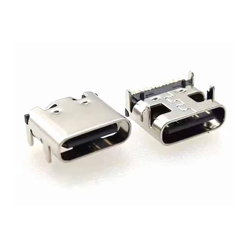 USB type c connector 16p smt right angle