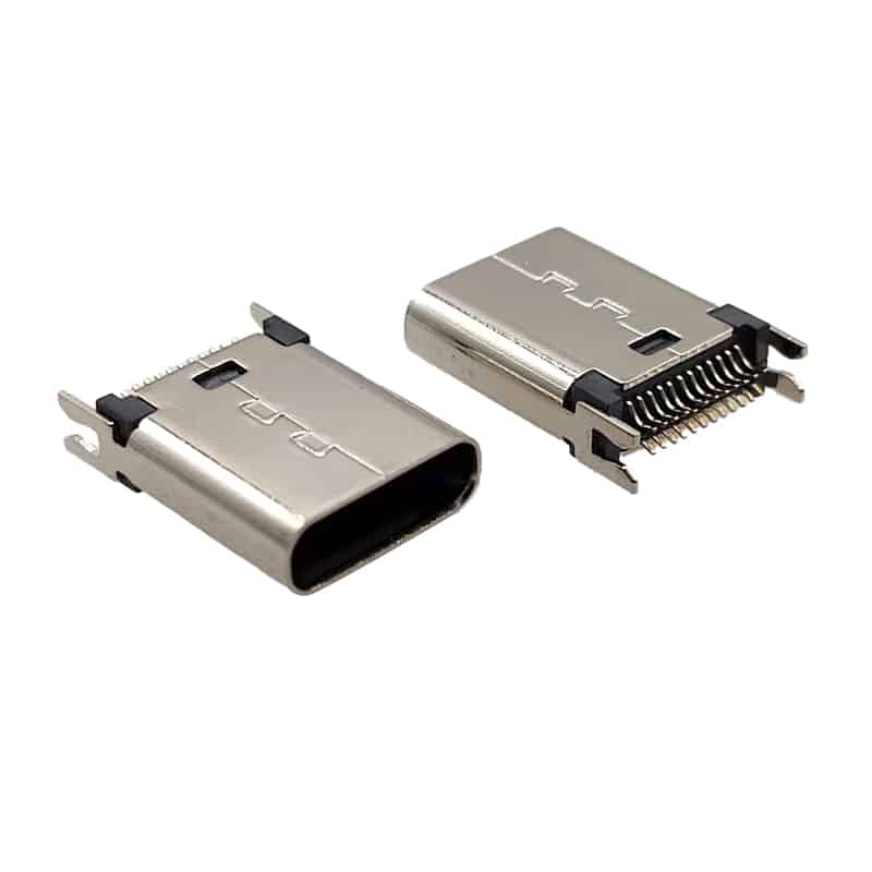 C USB Connetor 24 pin Splint PCB