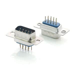 Vertical DB 9pin plug