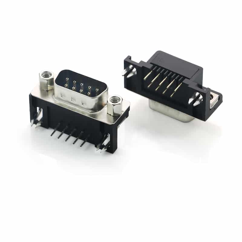 D-Sub plug 9p right angle