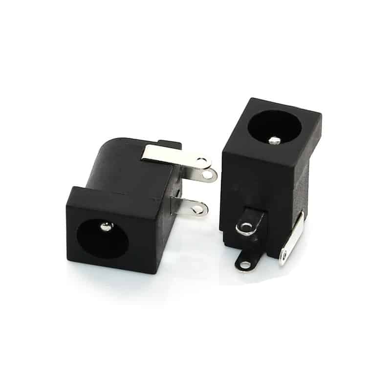 DC power solder connector 3pin DC jack 5.5x2.1