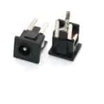 Vertical DIP DC Jack female 3 Pin T/H DC068