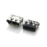 DisplayPort connector female right angle DIP 20 pin