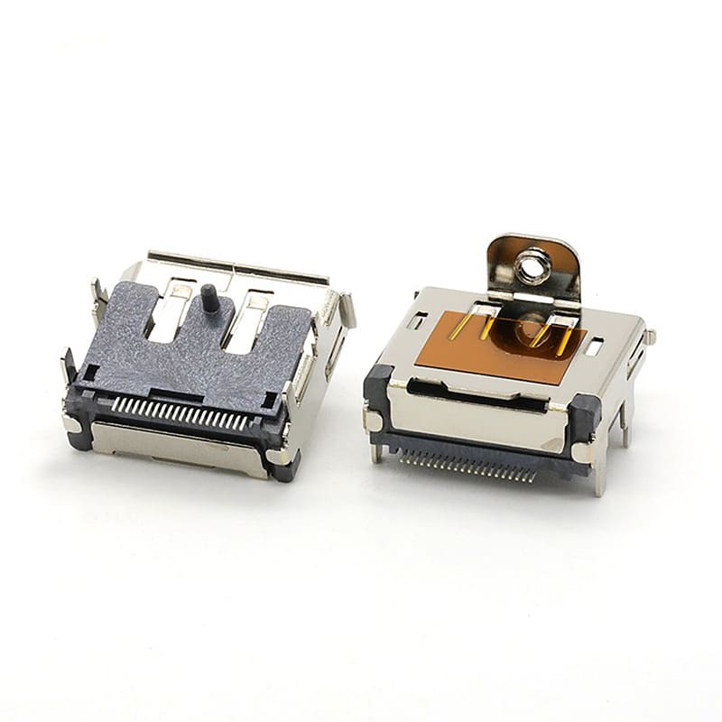 DisplayPort connectors 20 pin SMT right angle