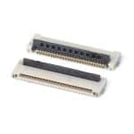 FPC connector pitch 0.5mm rear lock