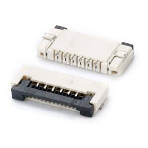 Easy-on zif Fpc connector 1.0 mm lower contact