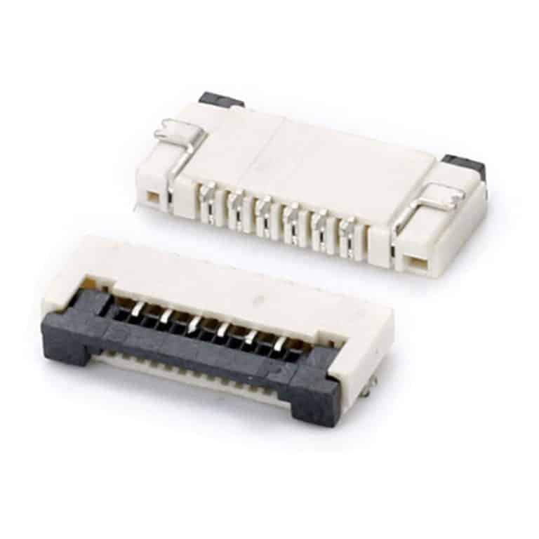 zif Fpc connector 1.0 mm lower contact