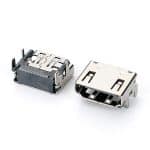 90 degree HDMI Connector A/F SMT for PCB mount