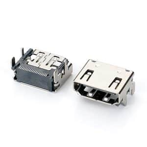 90 degree HDMI Connector A/F SMT for PCB mount