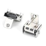 Female HDMI PCB Mount Connector 19pin SMT Right Angle