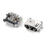 Top mount HDMI female connector 19pin with screw hole 90 Degrees