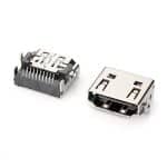 19 pin PCB Mount HDMI Connector type-a Female DIP T/H