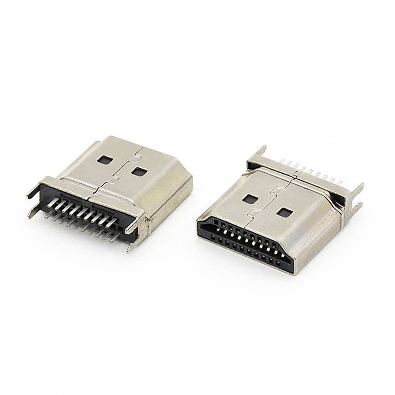 HDMI A/M connector Clamp pcb 1.6mm