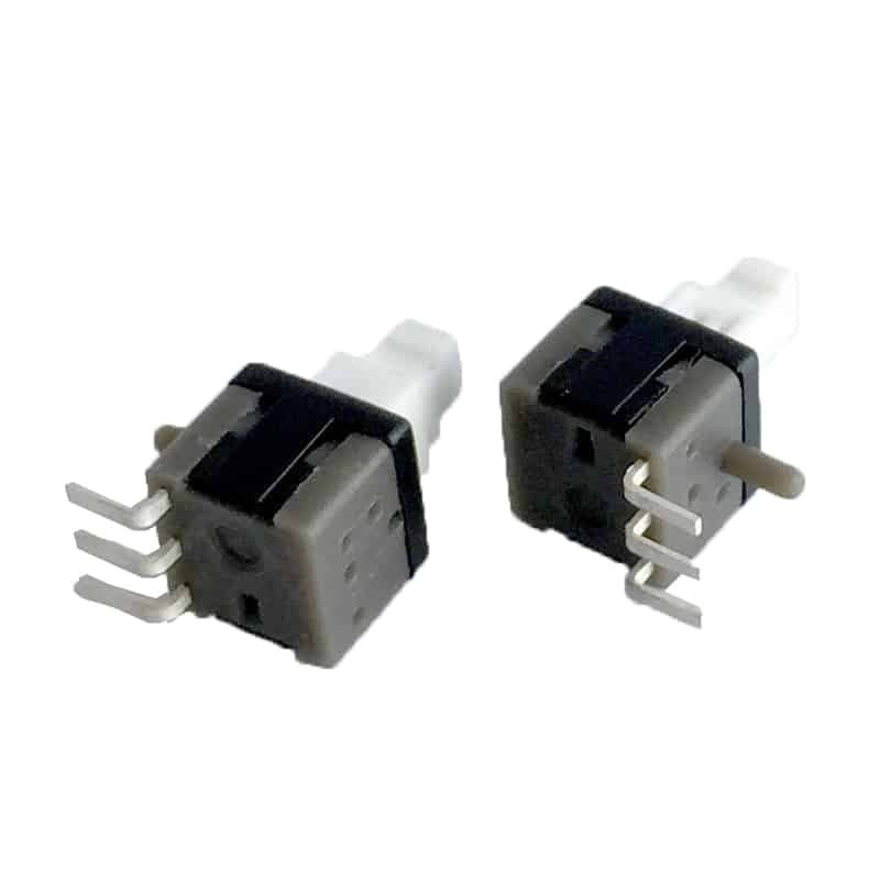 5.8X5.8 Push switch unlock 3pin DIP right angel