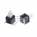 6 pin DIP 2p2t Push switch self-lock