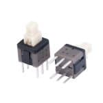 5.8mm Push switch non-locking dpdt