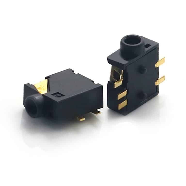 5 Pin SMD Audio Jack 2.5mm Surface mount phone jack