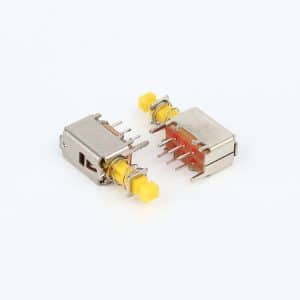 6pin straight key switch 2p2t