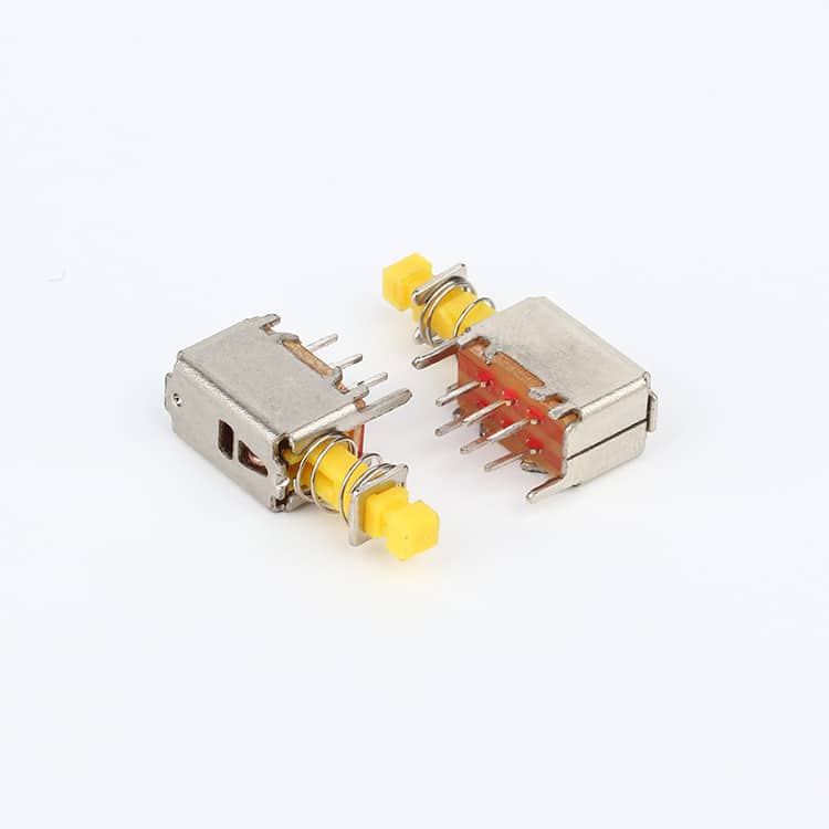 6pin straight key switch 2p2t
