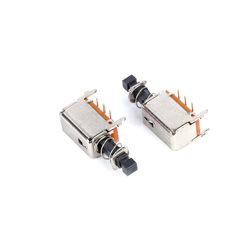 Horizontal SMT push switch 2p2t