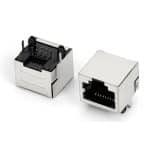 RJ45 female connector smt right angle