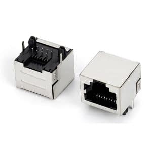 RJ45 female connector smt right angle