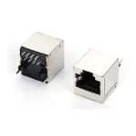 RJ45 female jack 8p dip vertical