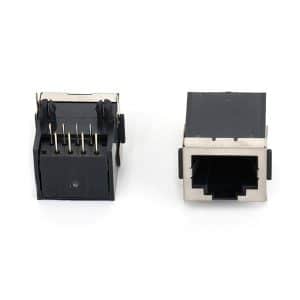 RJ45 Single port Modular jack 8pin DIP