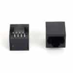 rj45 modular jack pinout Plastic single port