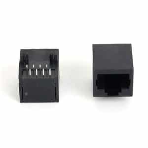 rj45 modular jack pinout Plastic single port