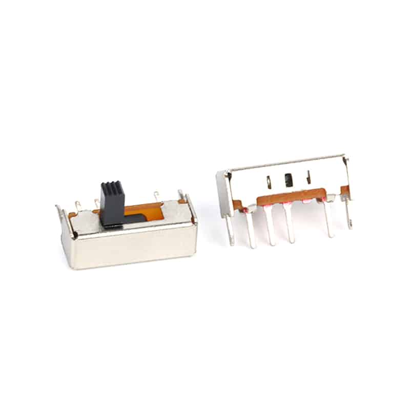 Slide switch horizontal 1P3T DIP 90 degree