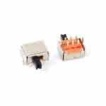 Slide switch DPDT 90 degree