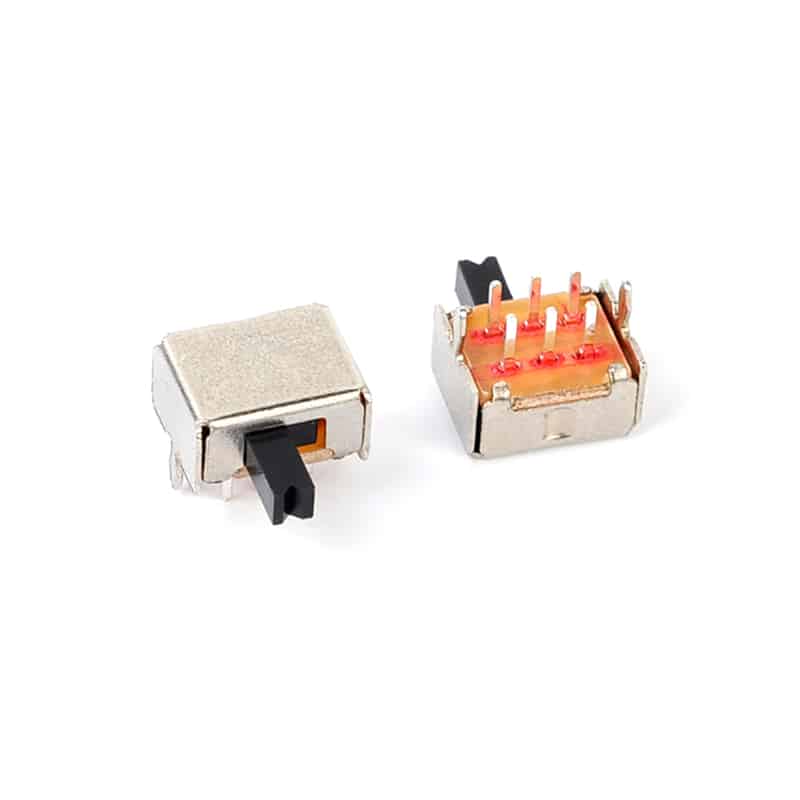Slide switch DPDT 90 degree