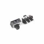 SPDT slide switch vertical 3p dip on/off right angle