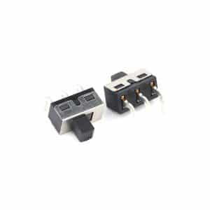SPDT slide switch vertical 3p dip on/off right angle