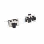 2 Pin Vertical Slide Switch 1P2T — SS-12D16 Right-Angle PCB Mount