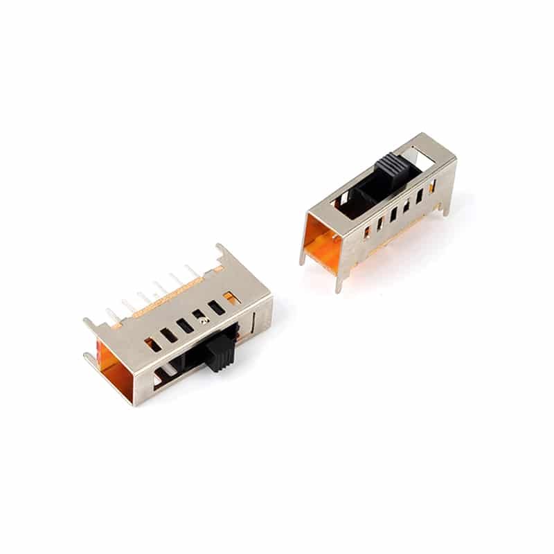 6 Position Vertical slide switch 1p6t 7 pin DIP