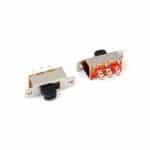 Panle Mount 2p2t slide switch 6pin with Screw Hole