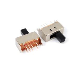 2P2T Small slide switch dpdt 8pin DIP vertical