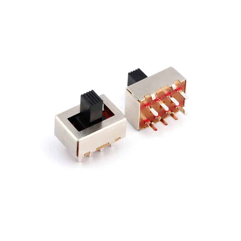 8 Pin DIP slide switch 2p3t vertical