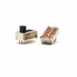 2P4T Vertical slide switch 10 pin DIP Through Hole