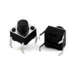 Reliable 6x6mm Tact Switch for PCB Through‑Hole Applications