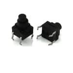 6X6 Tact switch waterproof snap-in type