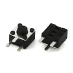 3 Pin Tact Switch DIP Type 4.5×4.5mm for PCB Mounted Electronic Devices