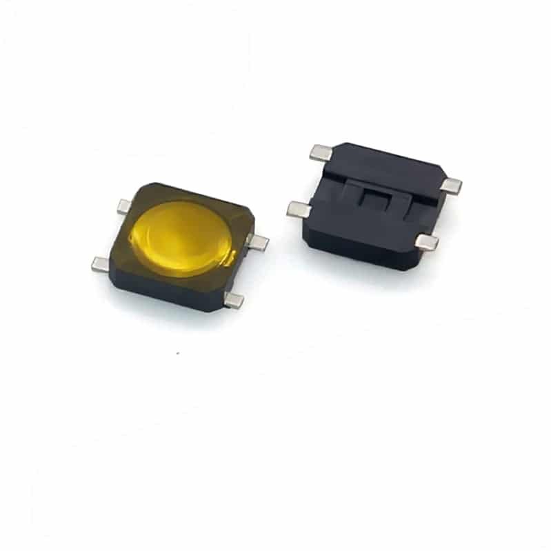 4 Pin SMT Tact Switch — 3x3x0.8mm Miniature Top Push Button