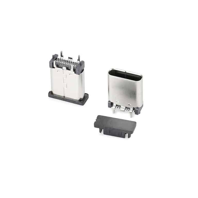 USB-C Female connector 24pin SMT Vertical