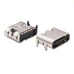 USB Type C SMD Connector 6 Pin Female Receptacle