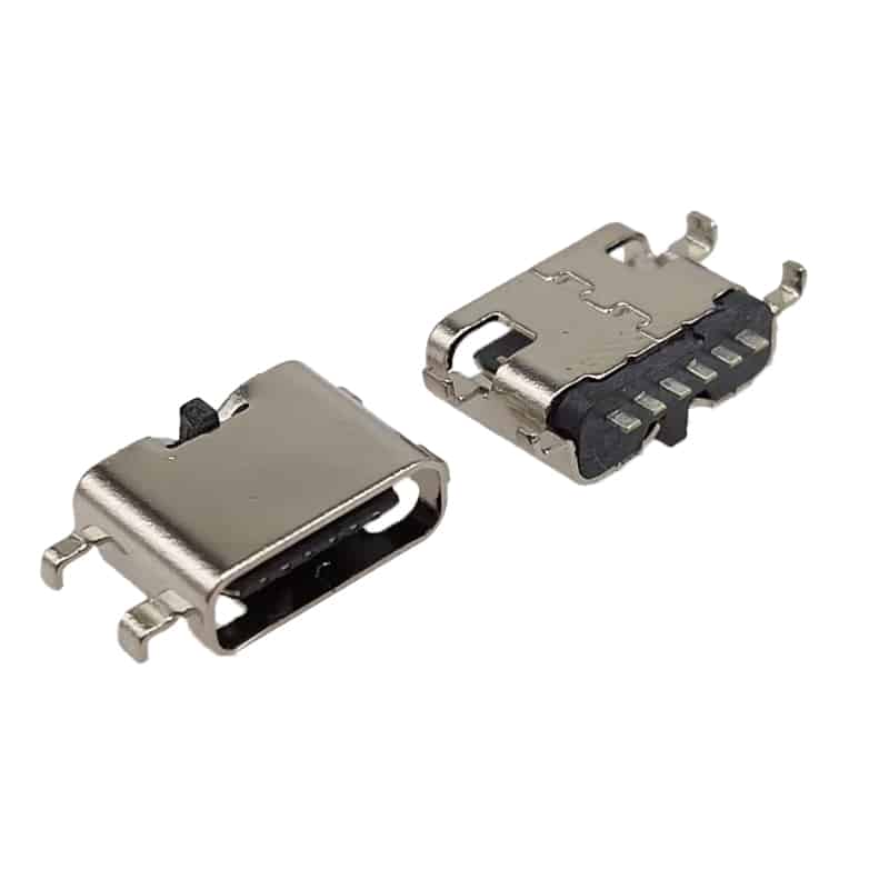 6 pin USB C Connector middle mount