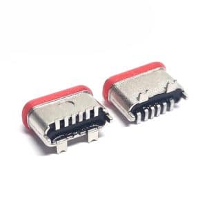 USB-C Connector waterproof 6pin SMT vertical