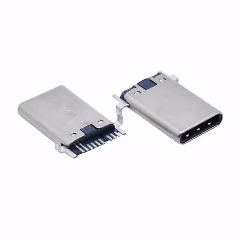 USB 2.0 Type-C 9 Pin Mid-Mount